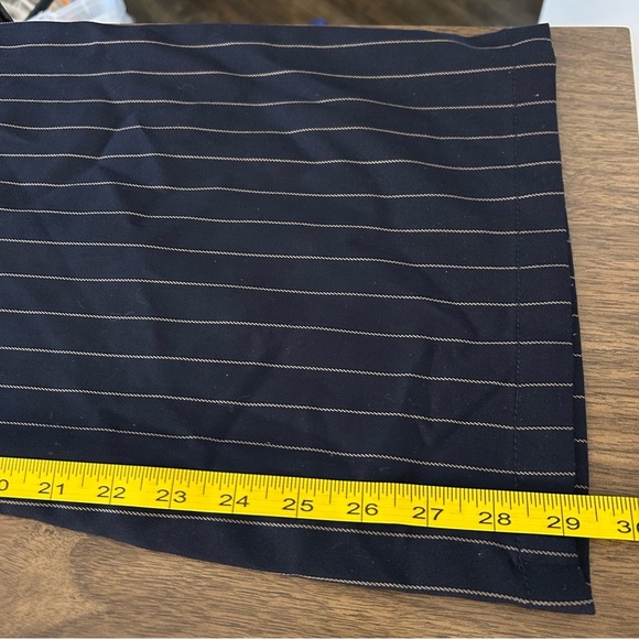 ❤️gap Navy Pinstripe Pants L - Picture 7 of 14